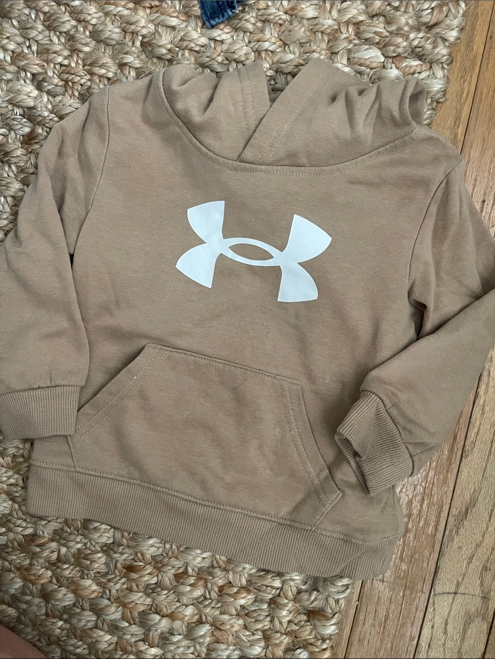 Under Armour Hooded Tan Sweatshirt